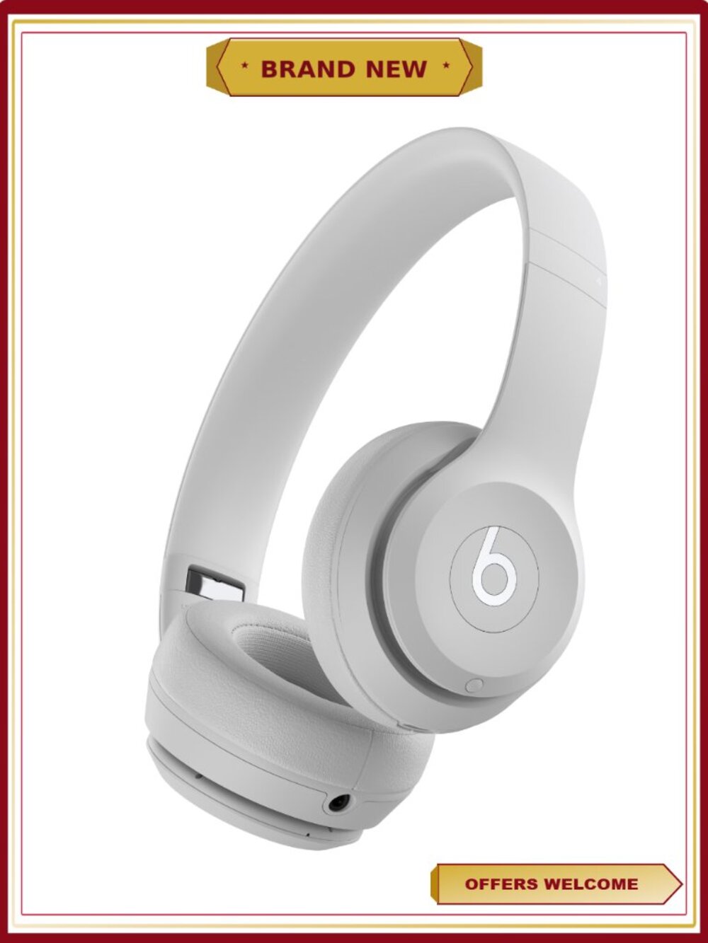 Wireless On-Ear Headphones with USB-C Charging